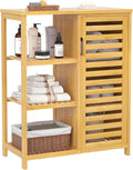 Bamboo Storage Cabinet with Shutter Door & Shelves V945