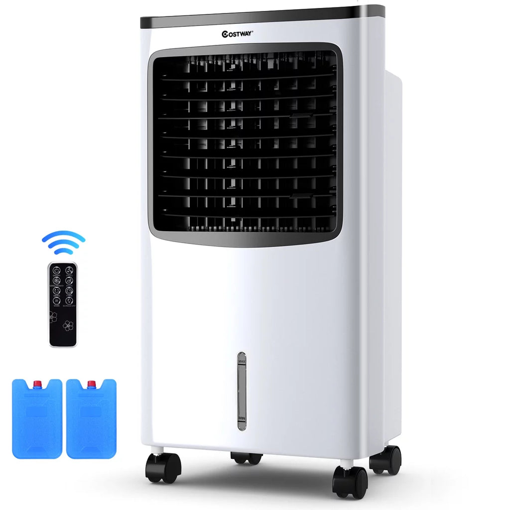 Portable Cooler Fan Humidify Anion Remote Control N1629
