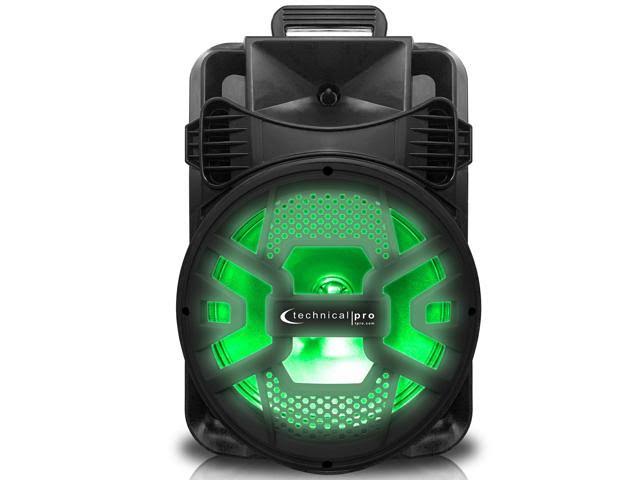 Rechargeable Bluetooth LED Speaker with USB/SD Card & FM Radio H884
