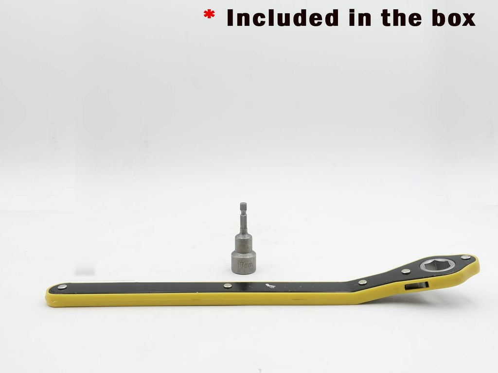 Heavy Duty RV Wheel Chock with Crank Handle M59872