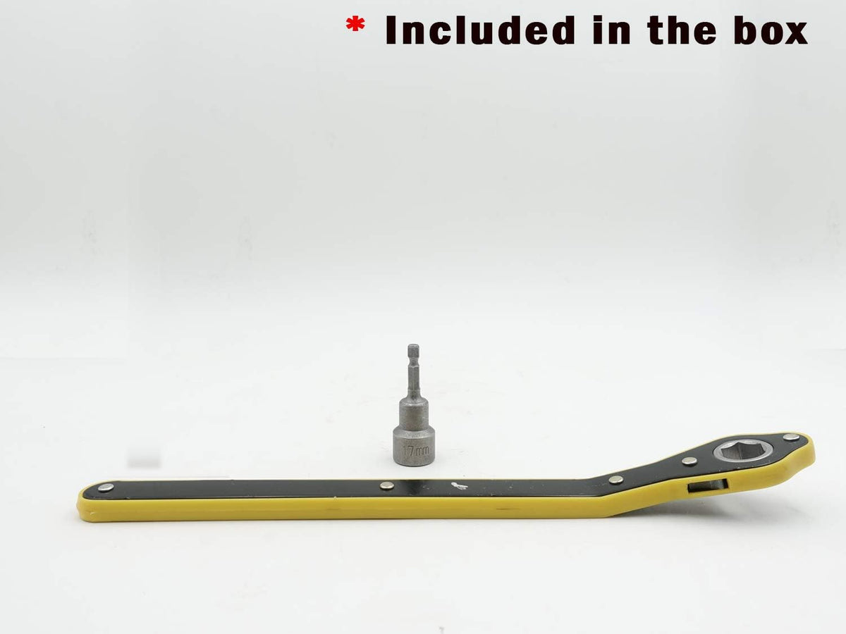 Heavy Duty RV Wheel Chock with Crank Handle M59872