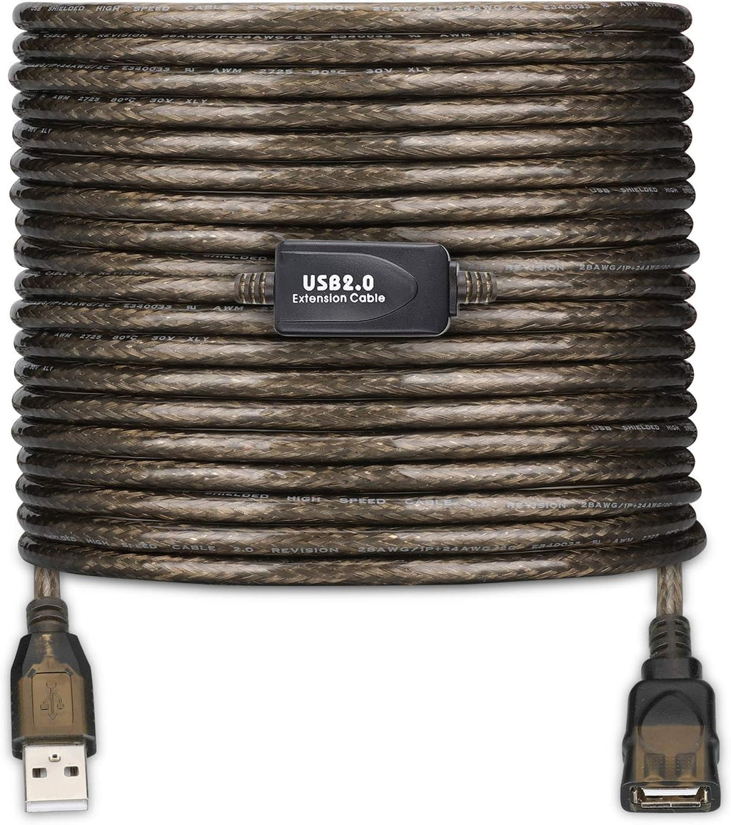 USB 2.0 Type A Male to A Female Extension Cable 100ft G520619