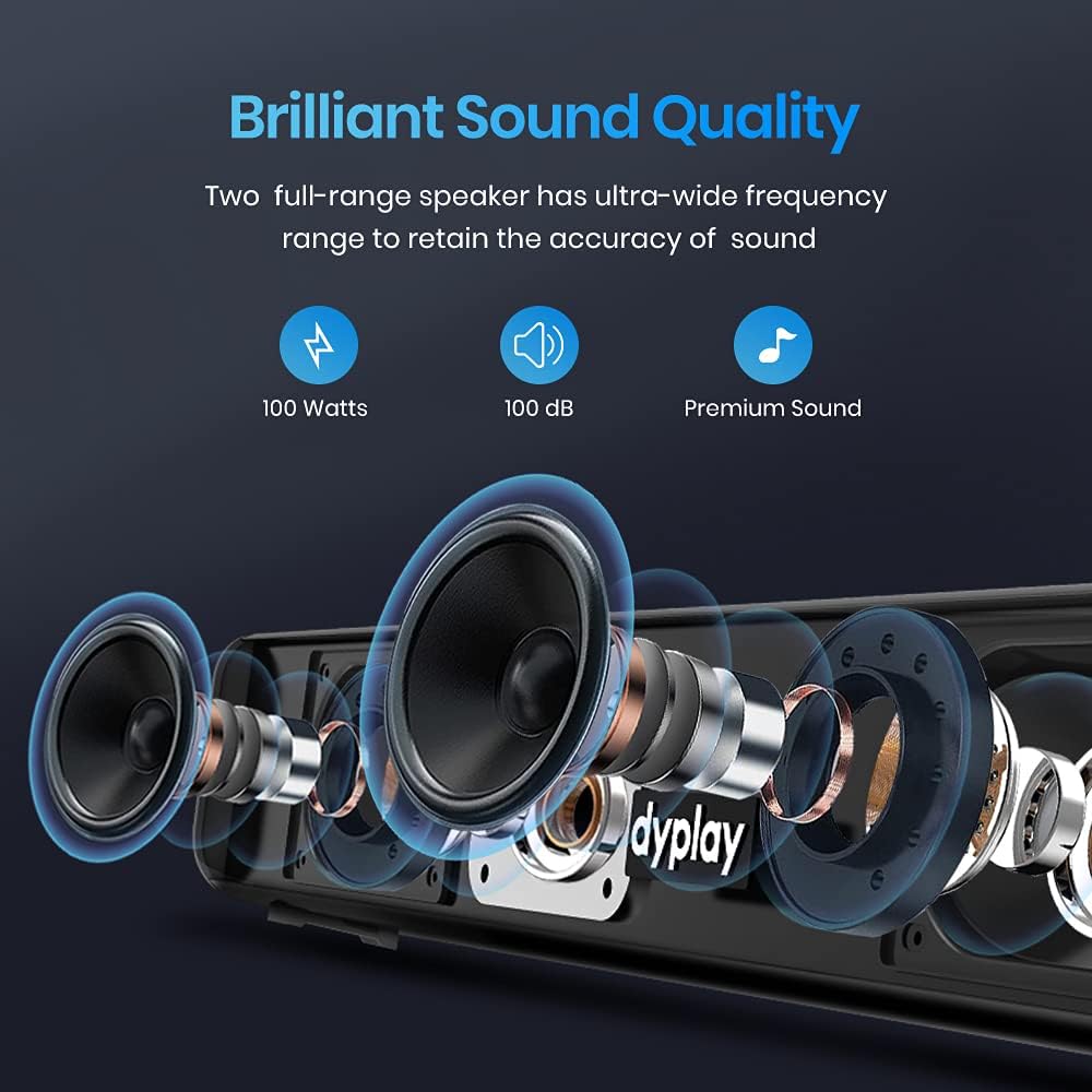 20-inch 100W 2.0 Channel Soundbar K568202