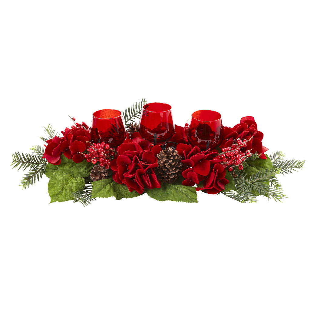 Triple Hydrangea Candelabrum R436