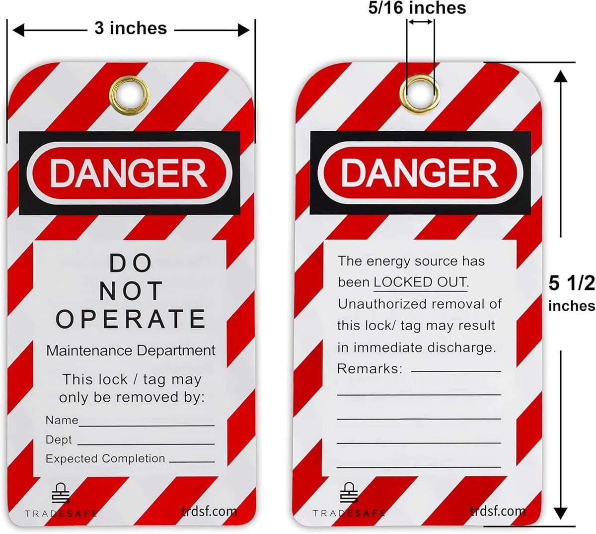 Breaker Lockout Tagout Kit with Red Safety Padlocks, Hasps and Tags U57284