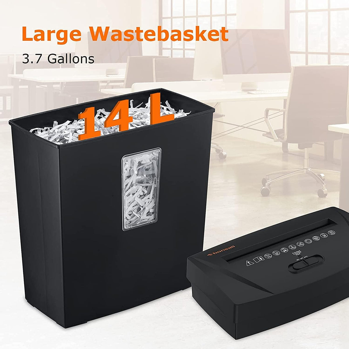 12 Sheet Crosscut Paper Shredder J195