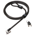 Black Keyed Laptop Lock Steel Cable A689