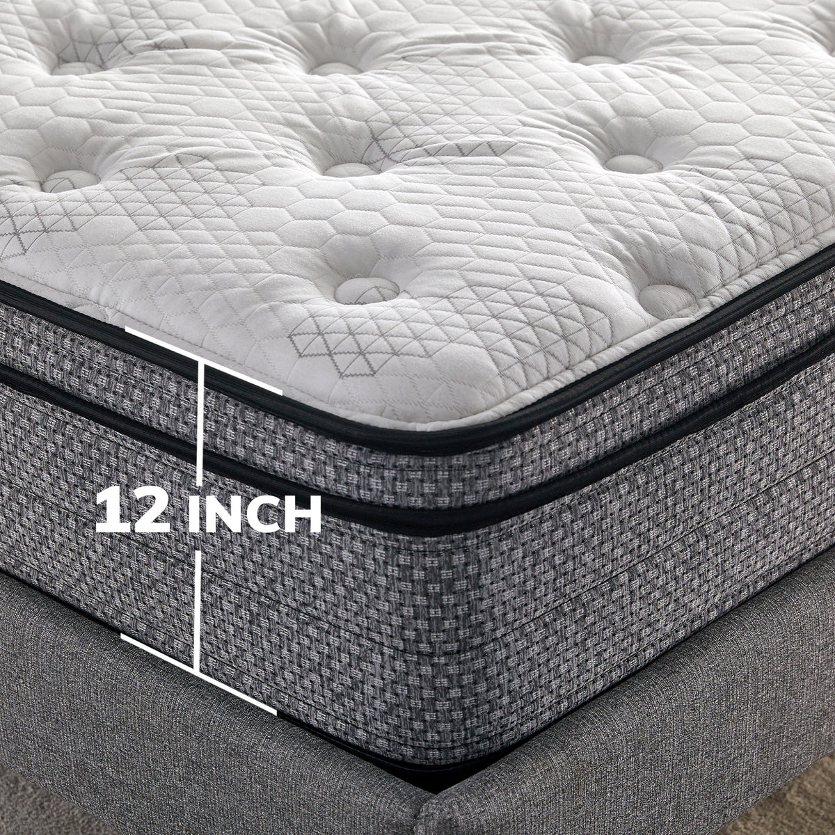 12 Inch Medium Firm Hybrid Mattress X1961