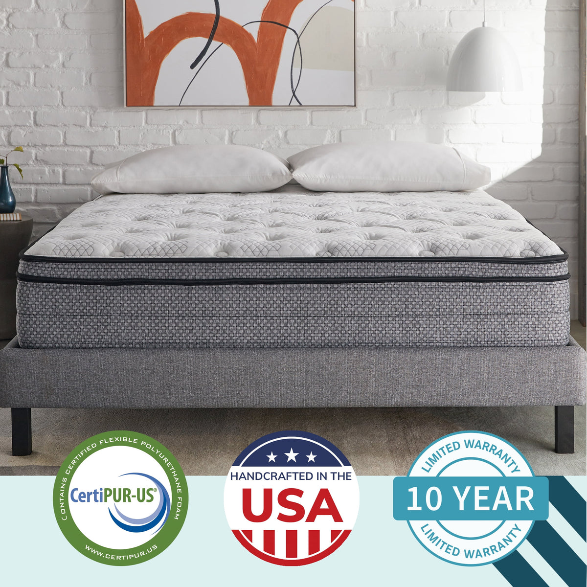 12 Inch Medium Firm Hybrid Mattress X1961