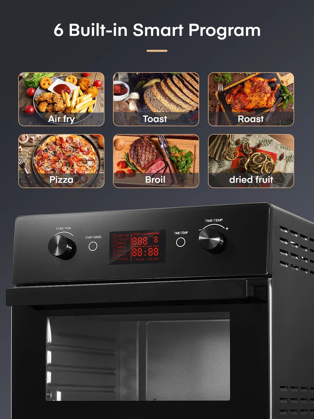 20QT Convection Air Fryer Toaster Oven Combo W3641