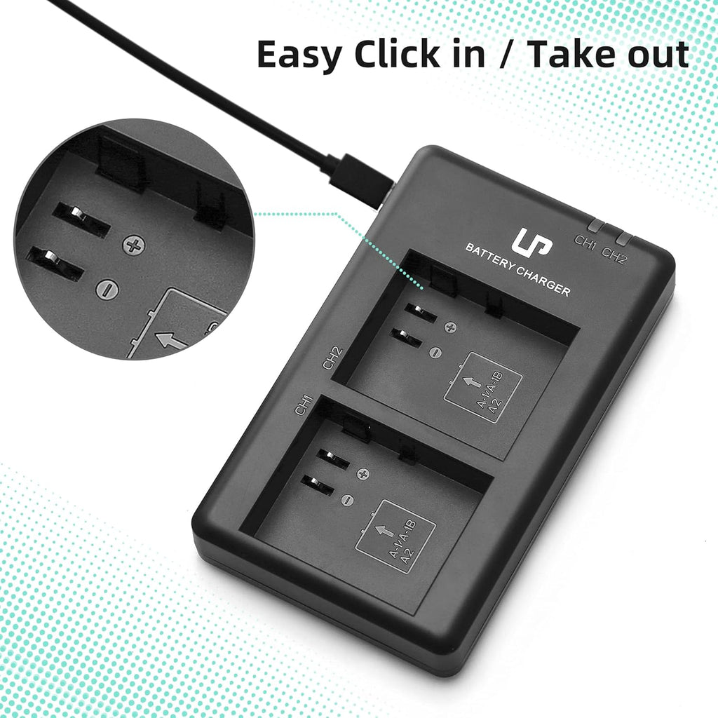 2-Pack 2440mAh Li-ion Rechargeable Batteries Y320079