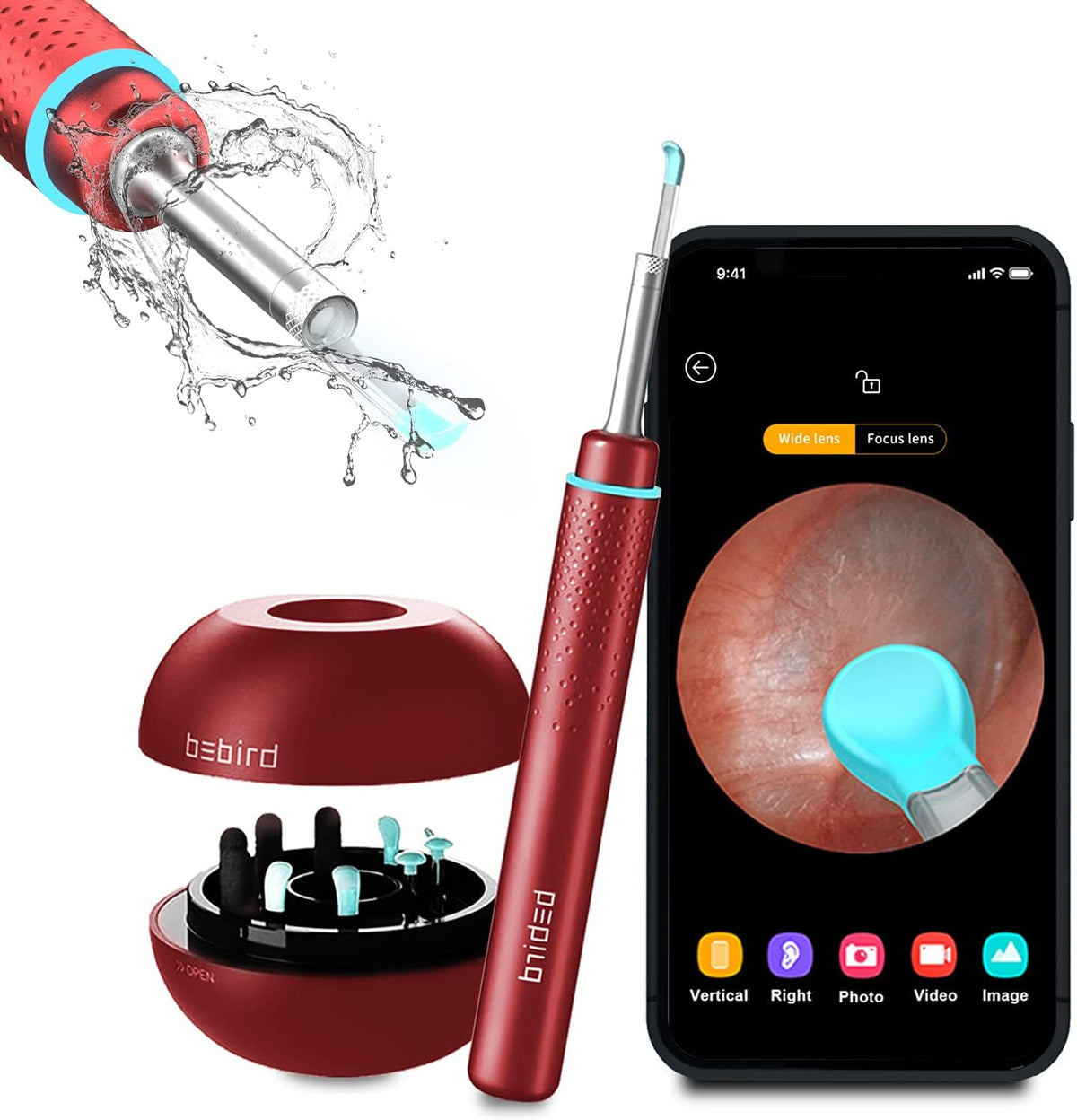 Wireless Ear Cleaning Camera 1080P FHD with 6 LED Light N30639