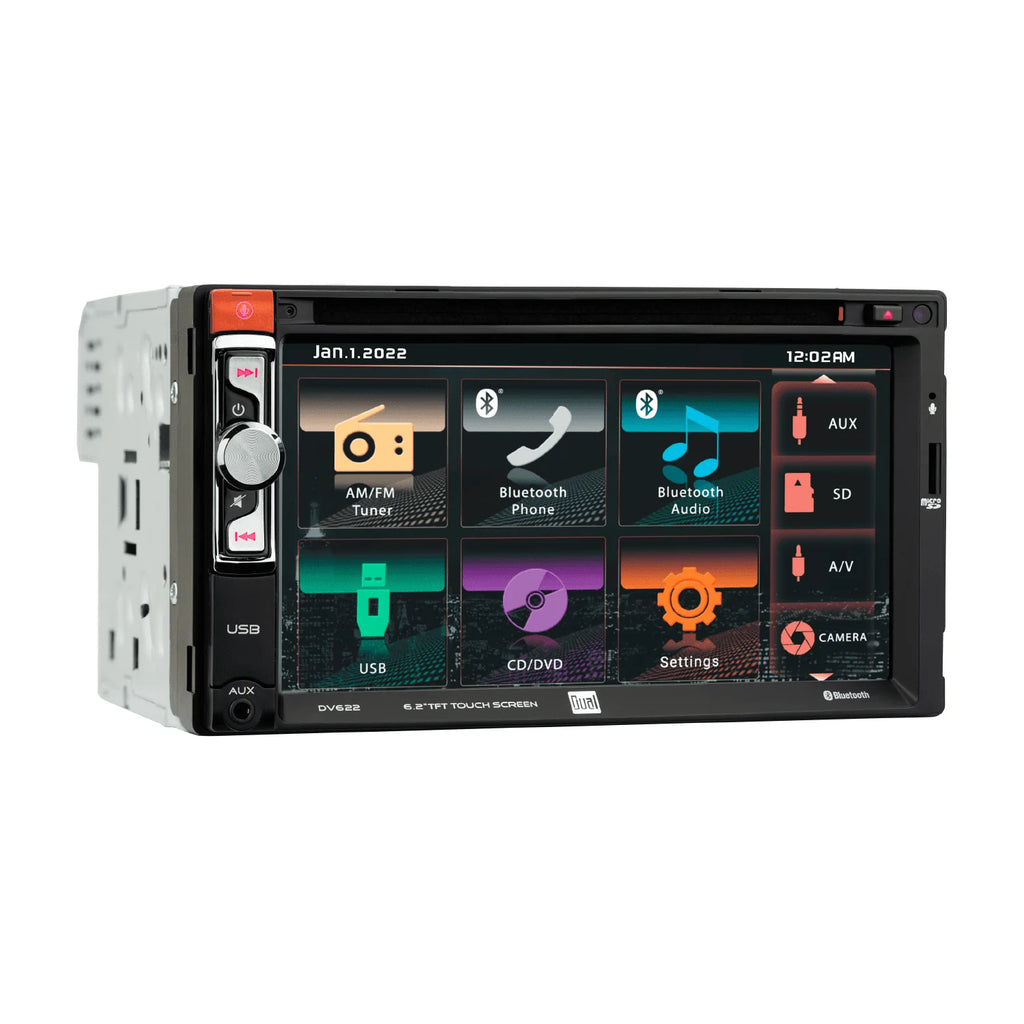 6.2 inch Double DIN Car Stereo Radio with CD/DVD T6195