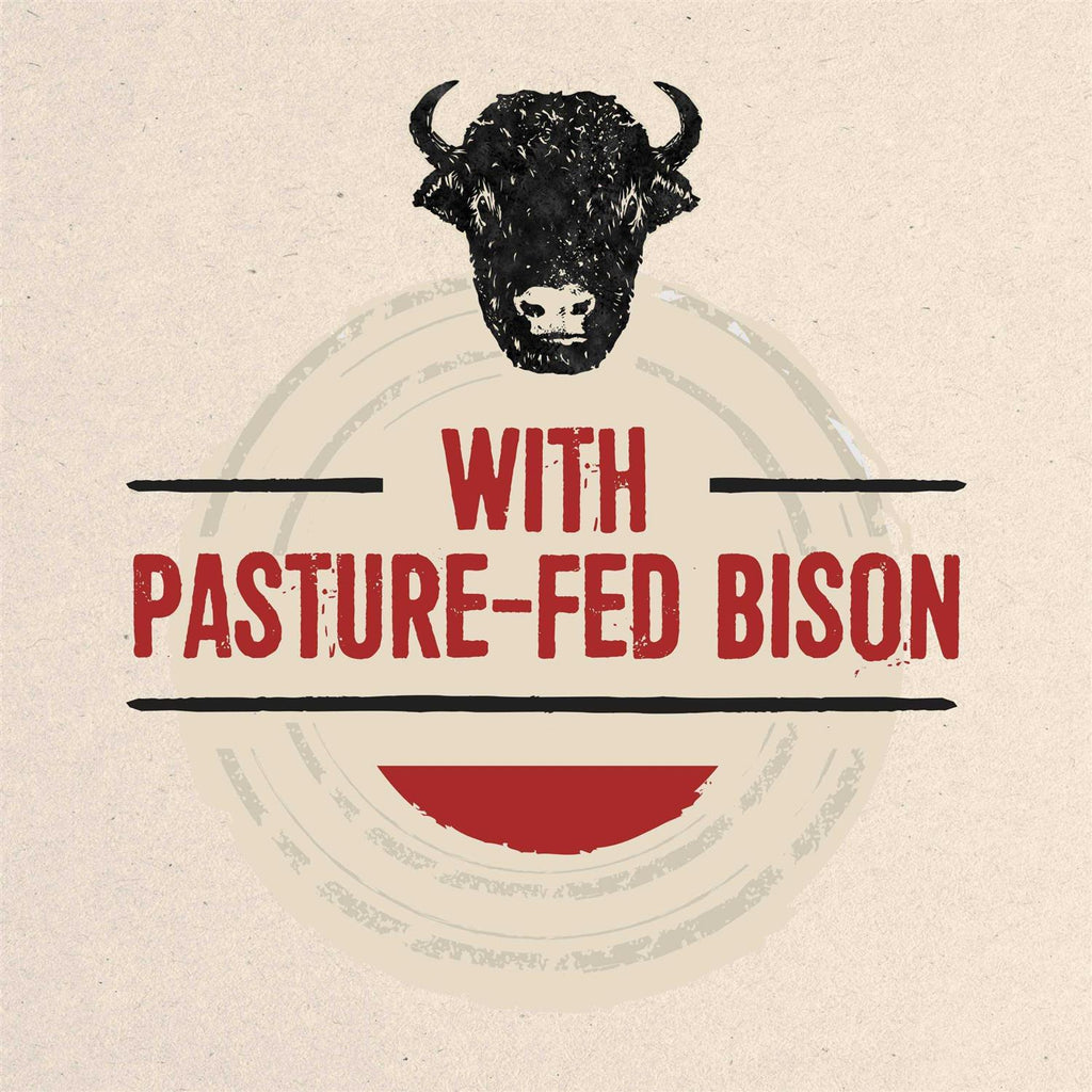 Natural Dog Treats Filled Chew With Bison U86963
