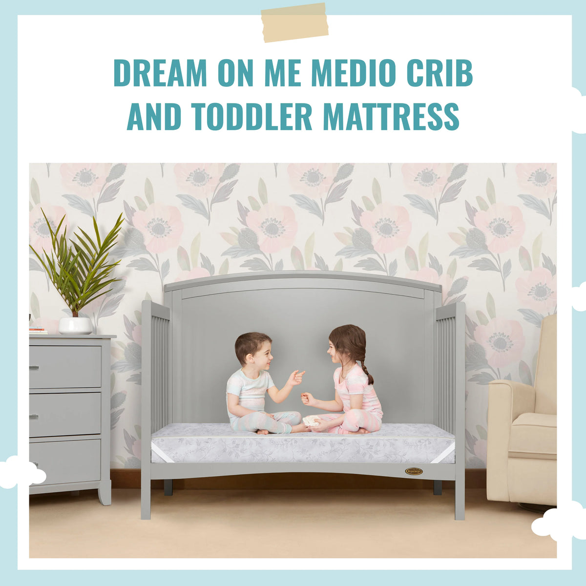Baby Crib and Toddler Mattress P1596