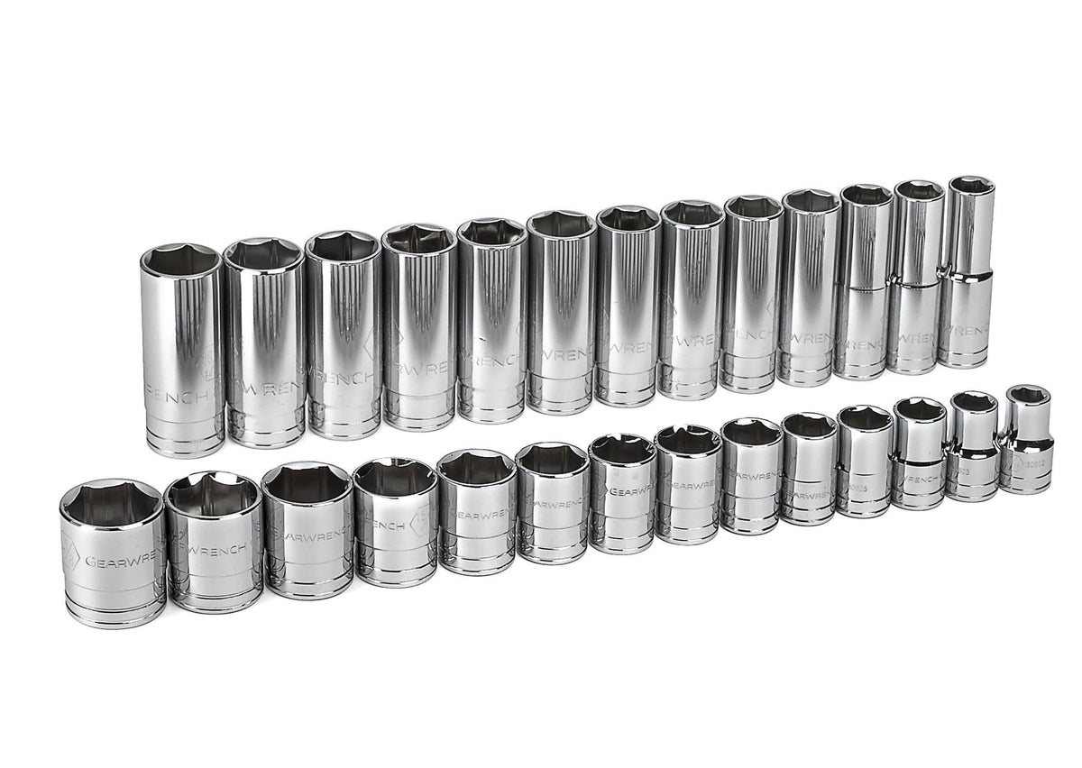 27 Piece 1/2" Drive SAE Socket Set G637740