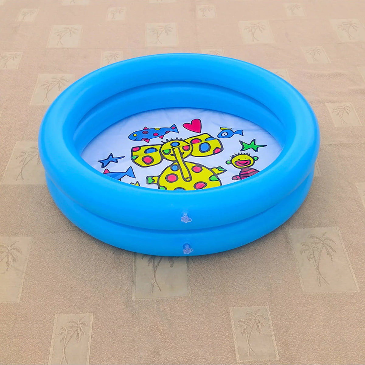 Inflatable PVC 2 Rings Kids Swimming Pool H90866