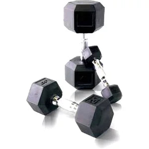 50lb Coated Hex Dumbbell Q91629