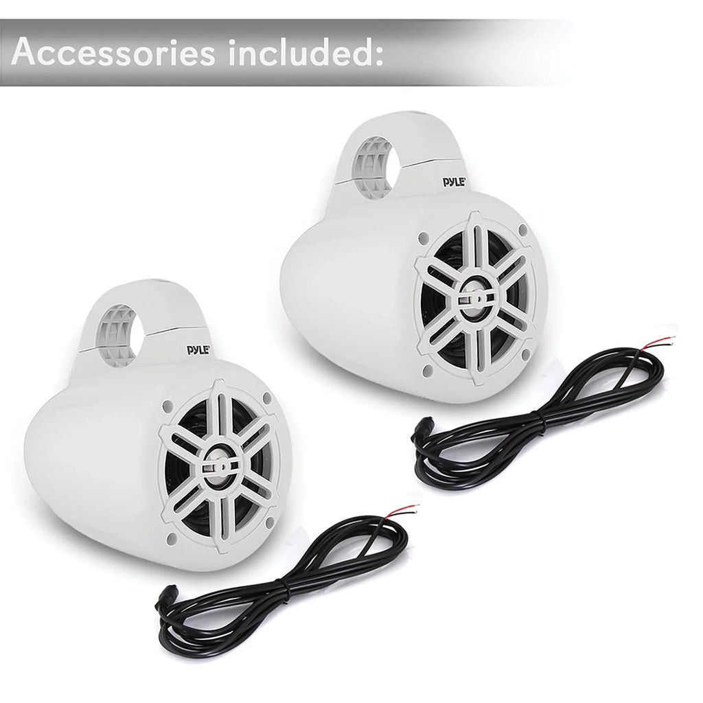 4-inch Waterproof Marine Wakeboard Tower Speakers Q293