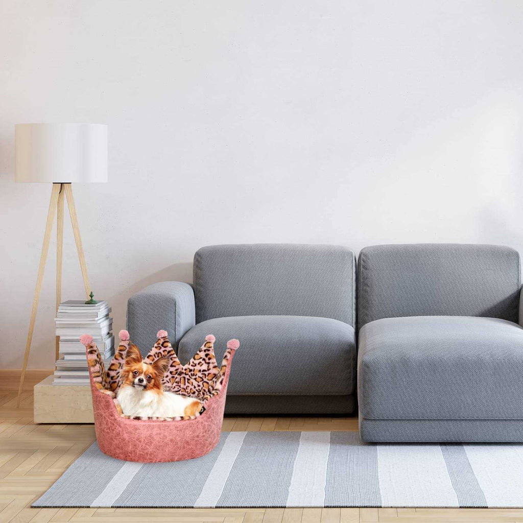 Leopard Crown Bed V42893