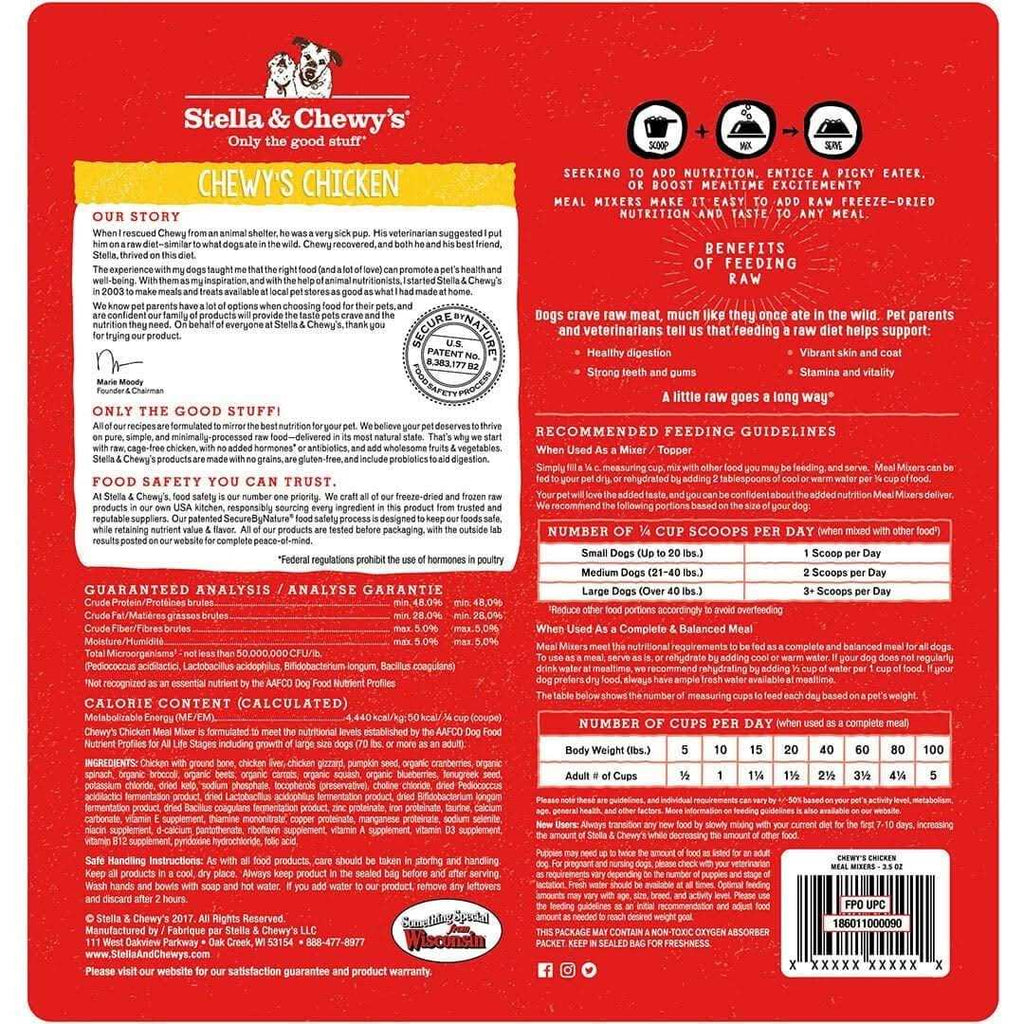 Freeze Dried Chicken Dog Food Z66674