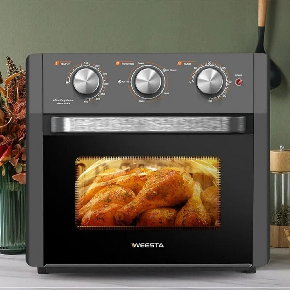 20Qt 5in1 Air Fryer Oven Toaster Combo Gray L59526