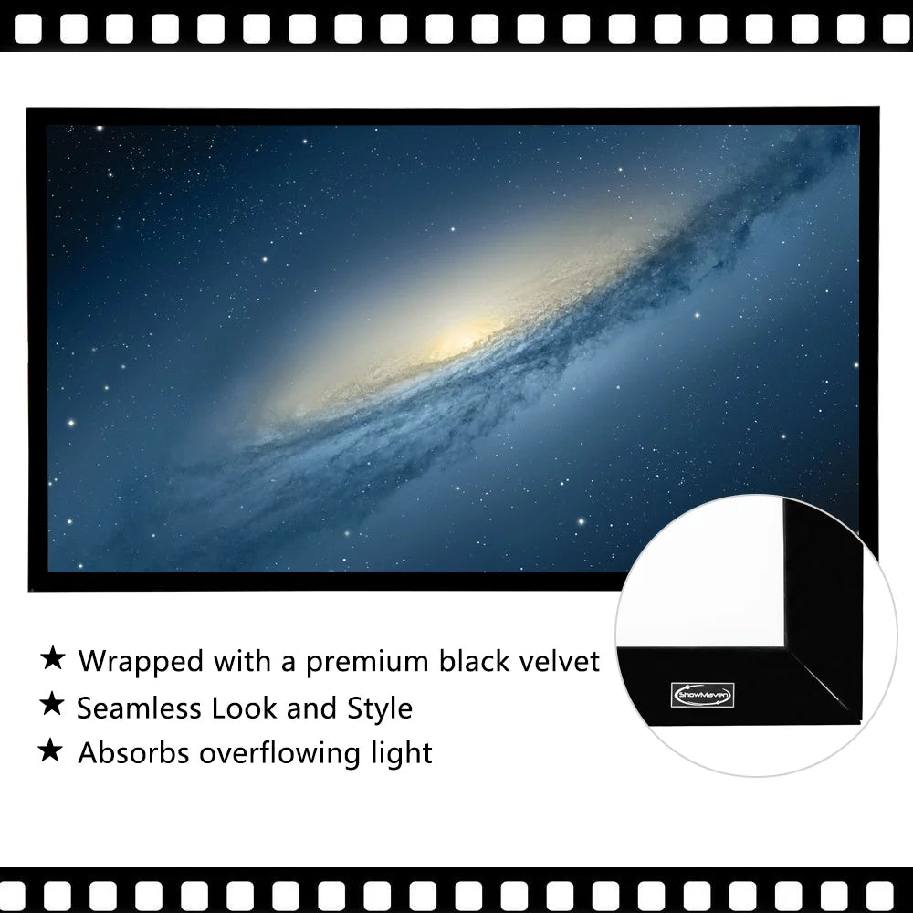 120in Fixed Frame 16:9 4K Projector Screen H6260