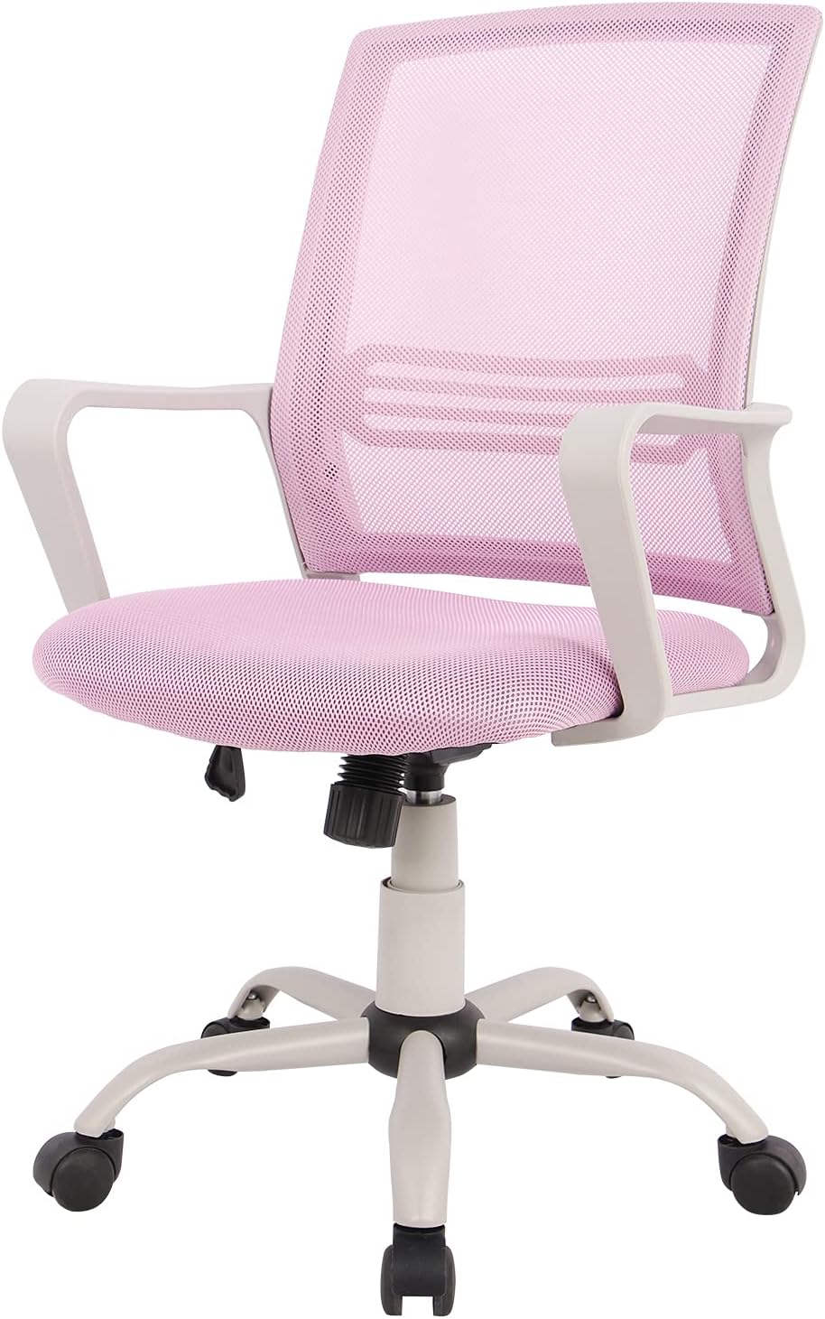 Armless Office Chair, Breathable Mesh, Low Back Support T381513