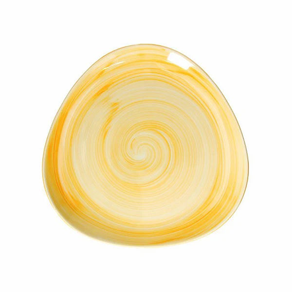Round Platter 31x31cm Yellow C96988