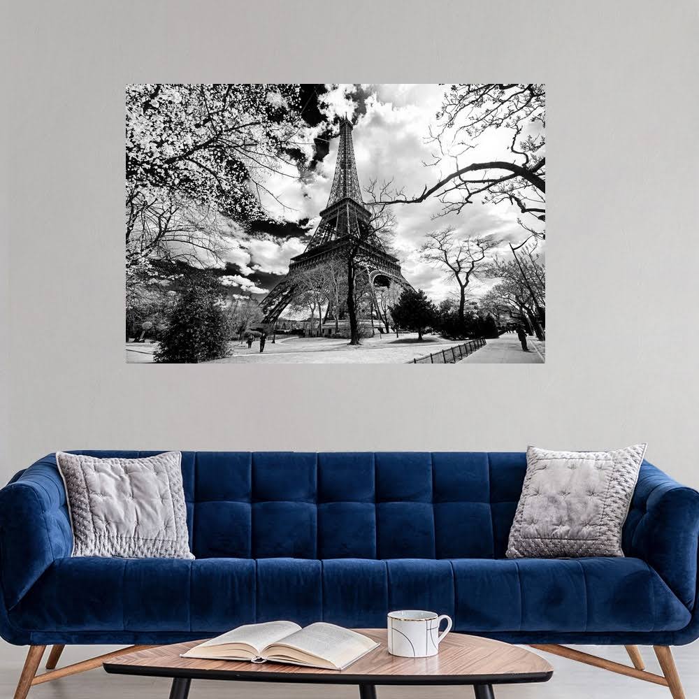 Eiffel Tower Paris Poster Print 60x40 Q5079