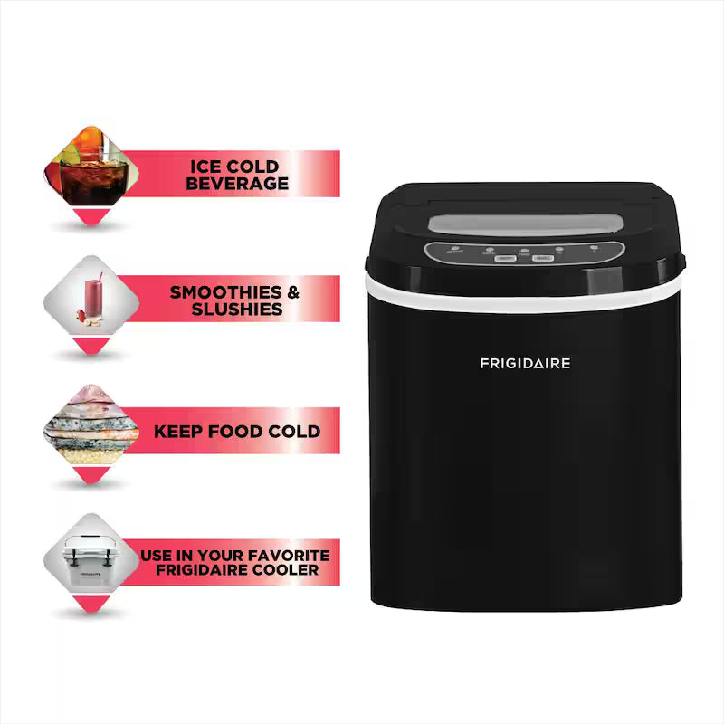 Black Freestanding Ice Maker M302