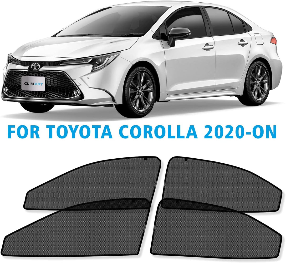 Magnetic Car Window Sunshade 4 Pc. Set K801225