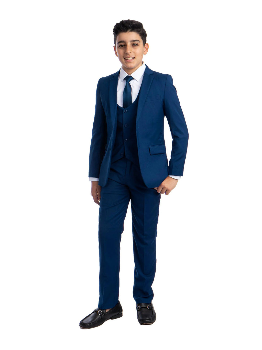 Royal Blue 5 Piece Boys Suit B69273