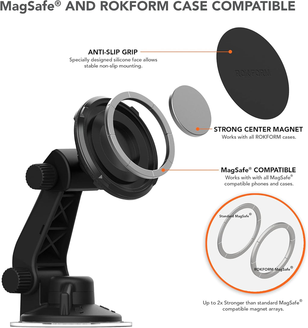 Adjustable Magnetic Windshield Phone Mount E59463
