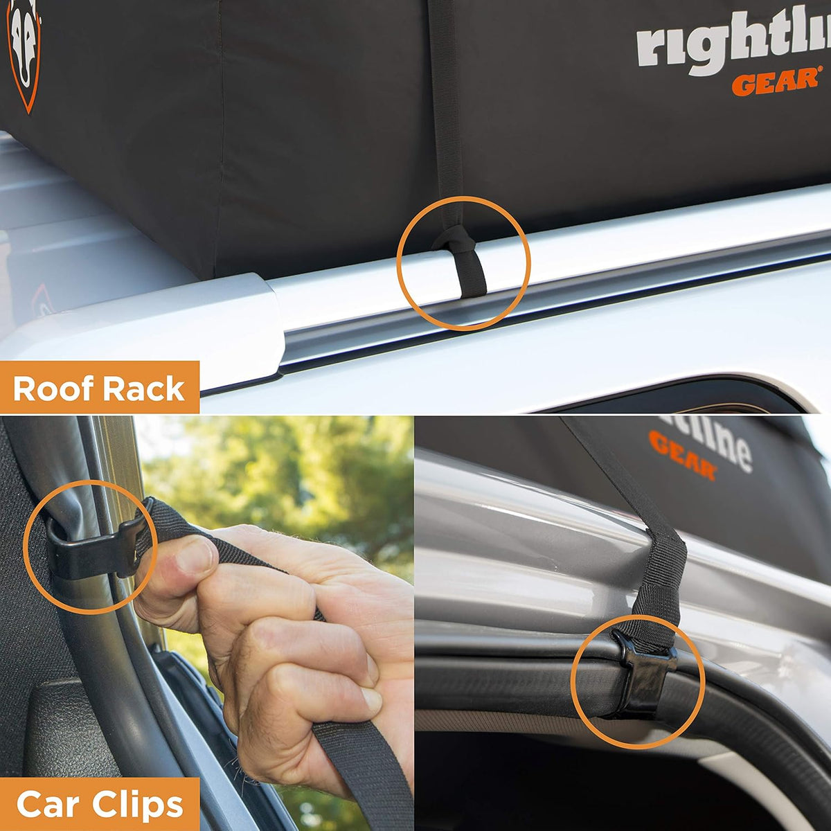 15 cu ft Weatherproof Car Top Carrier Y546901