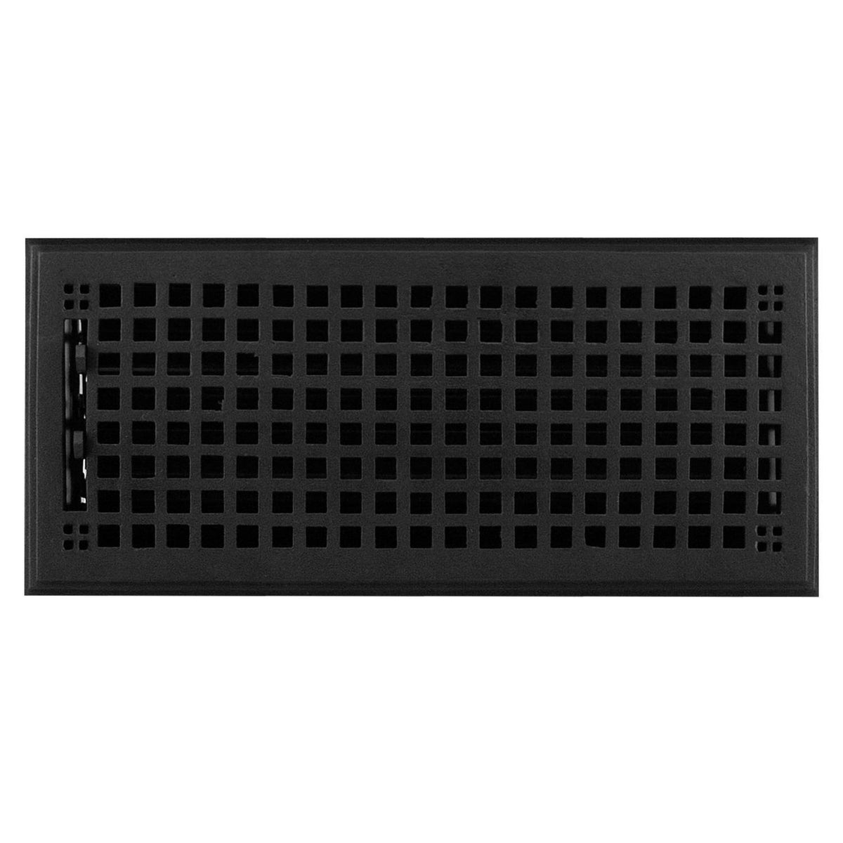 Cast Iron Wall Register Black Powder Coat Y8780