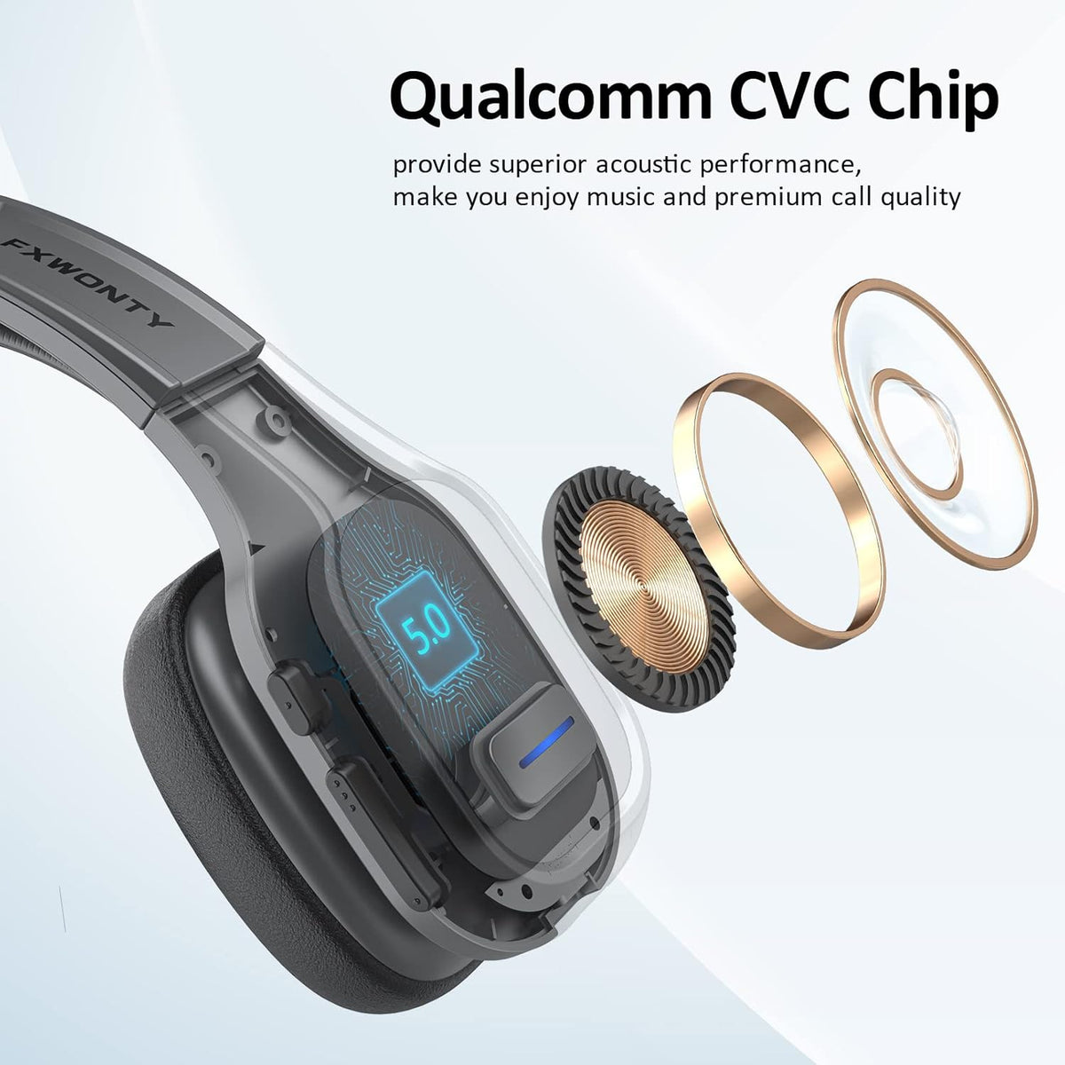 Bluetooth Headset with Microphone Noise Canceling E9136