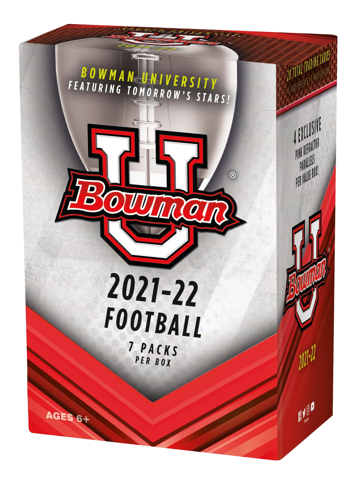 Bowman University Football Blaster Box Trading Cards N53711