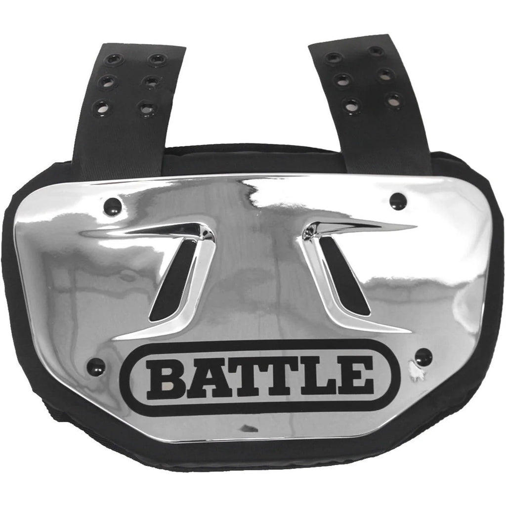 Youth Chrome Protective Football Back Plate Blue I924234