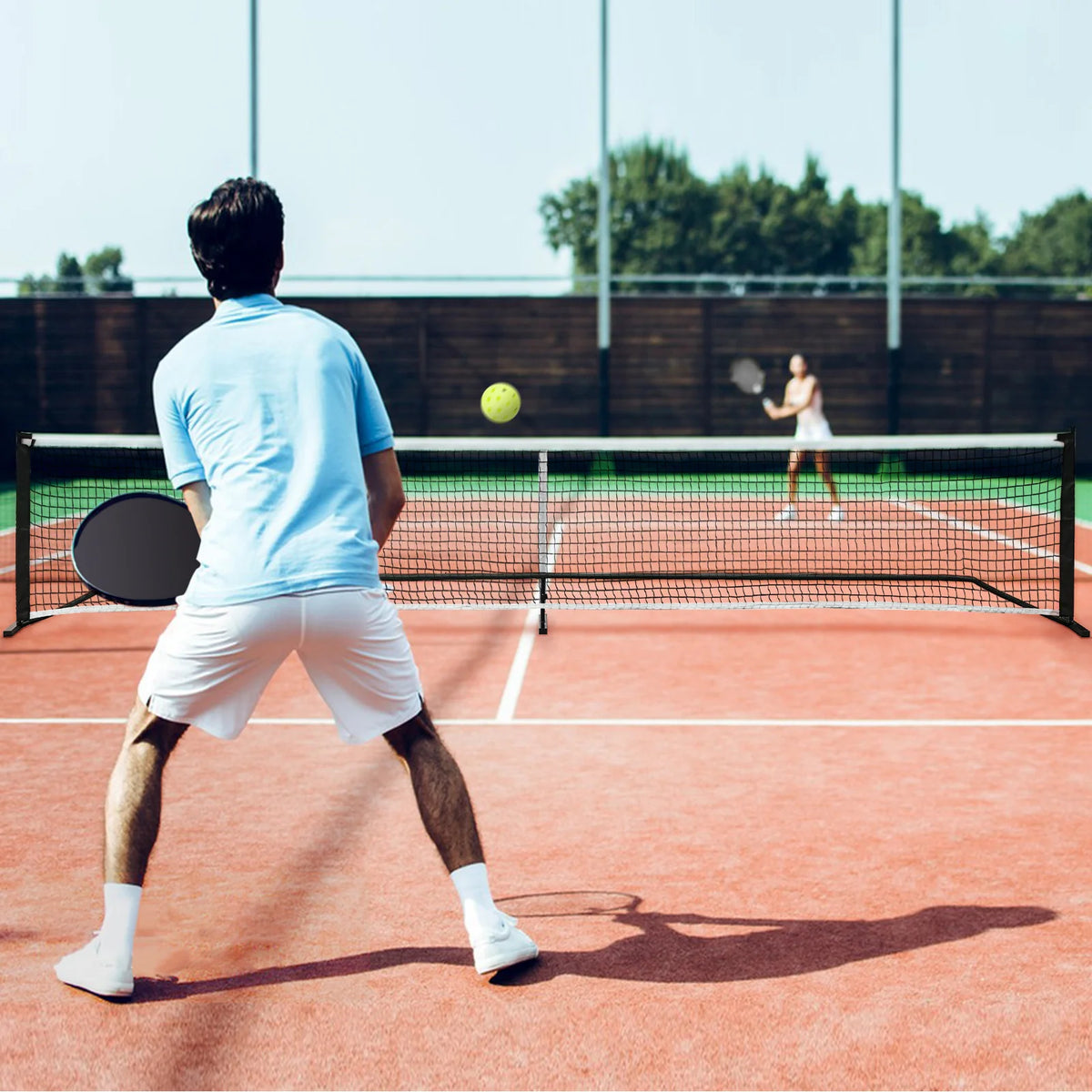 22 FT Portable Pickleball Net with Carrying Bag W28236