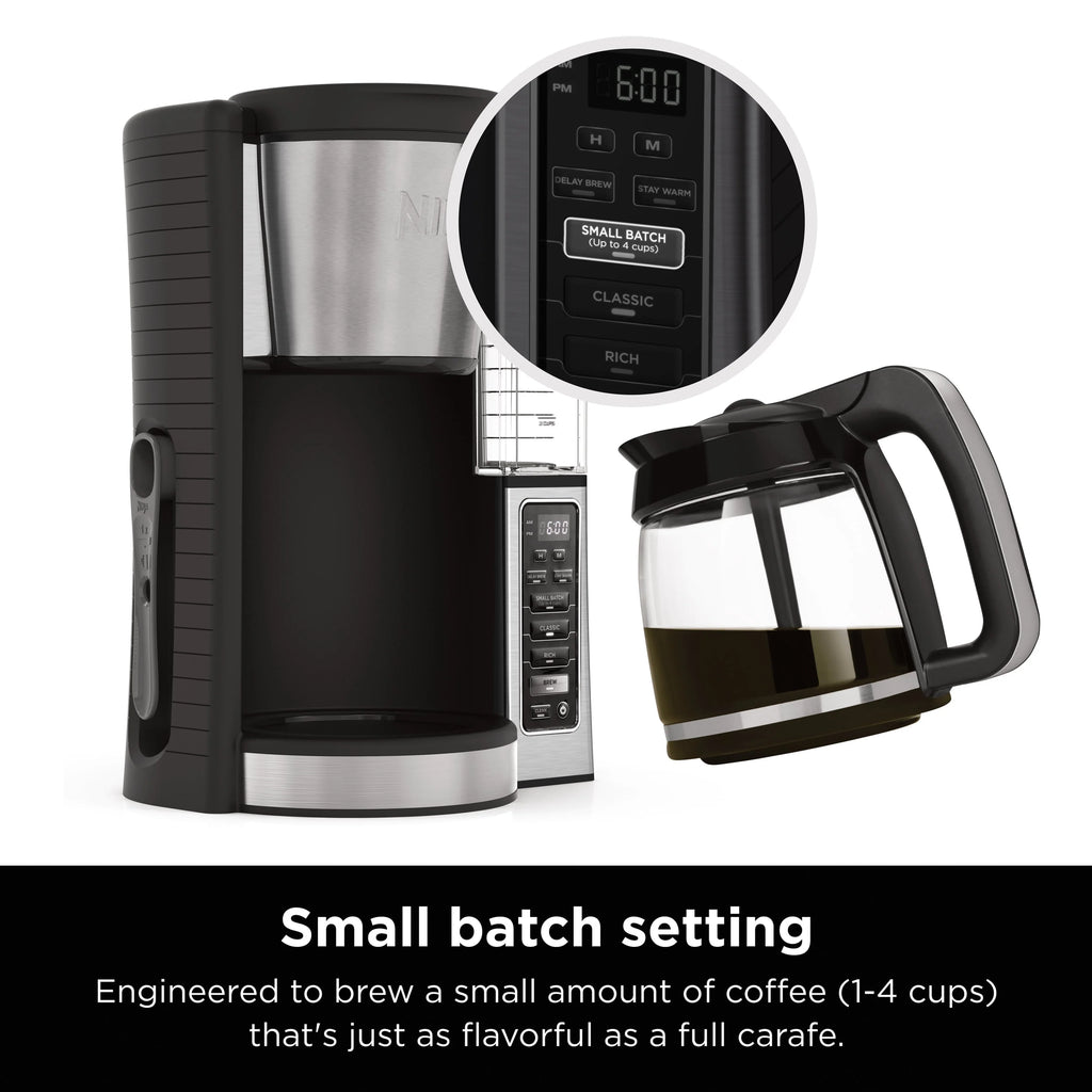 12-Cup Programmable Coffee Maker with Glass Carafe H334609