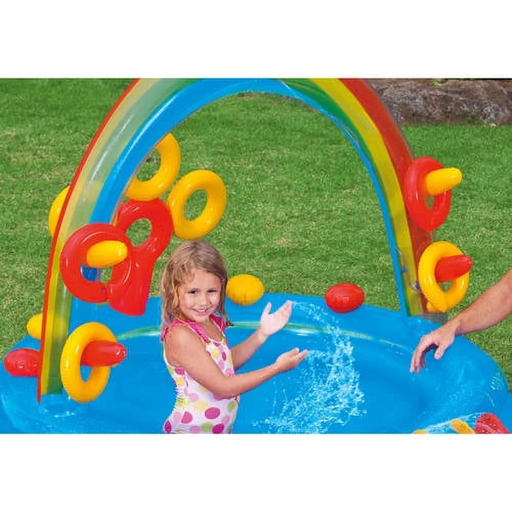 Inflatable Pool and Water Slide M1438