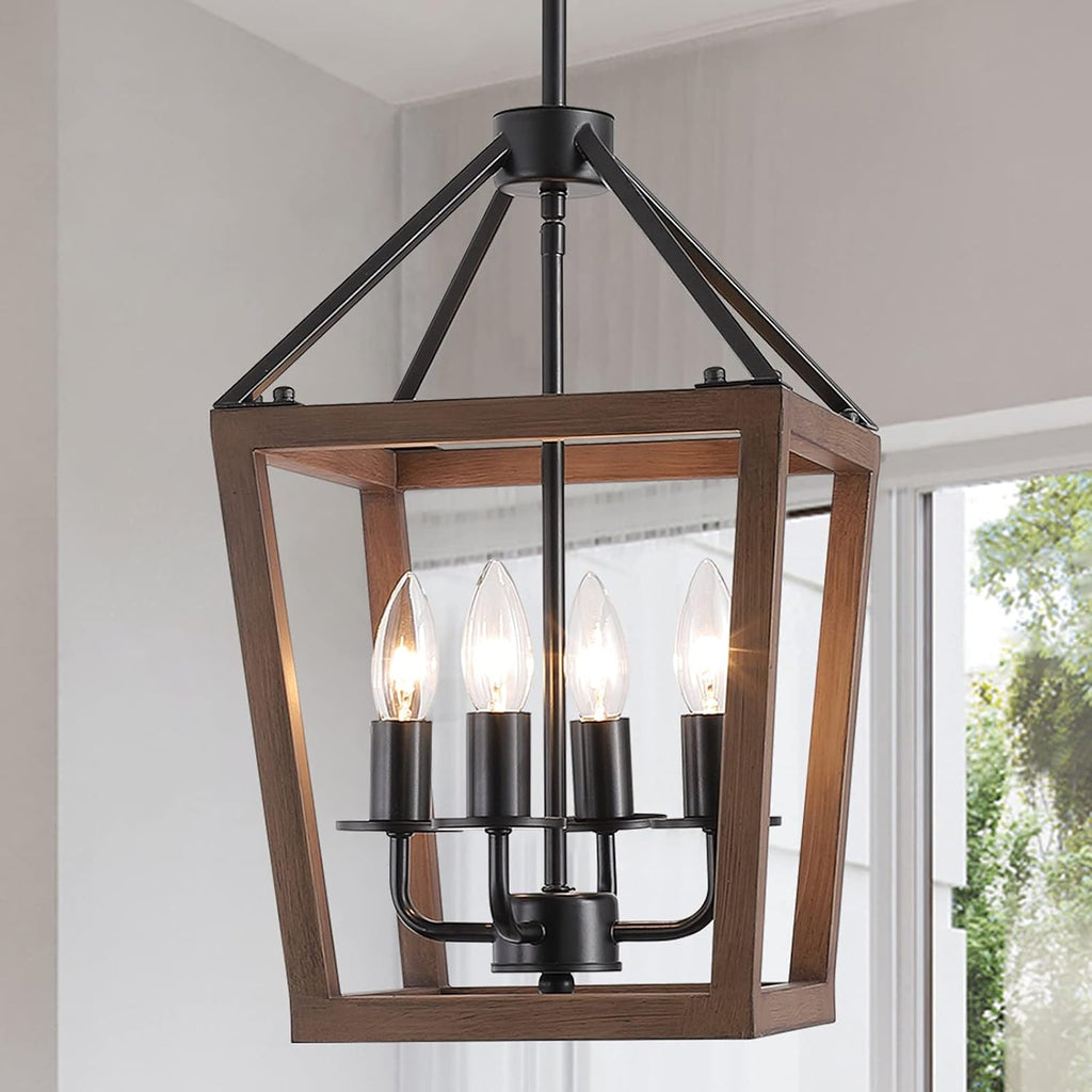 4-Light Pendant Lighting Adjustable Height Ceiling Light S35492