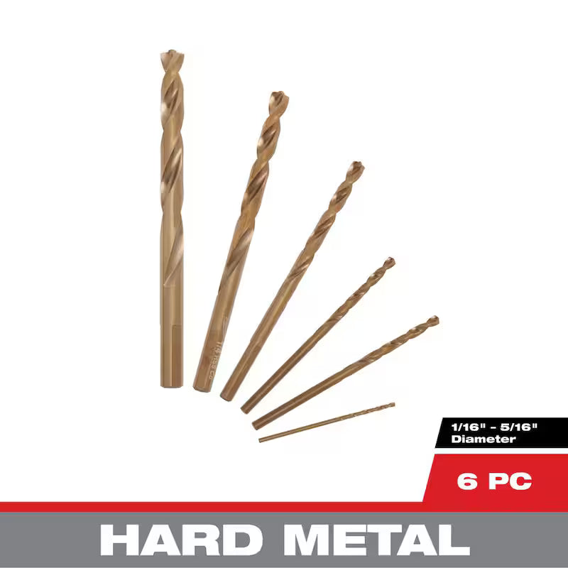 Red Helix Drill Bit Set 6-Piece G839