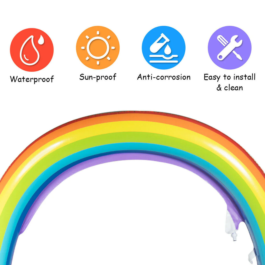 Inflatable Rainbow Sprinkler Water Toy S917