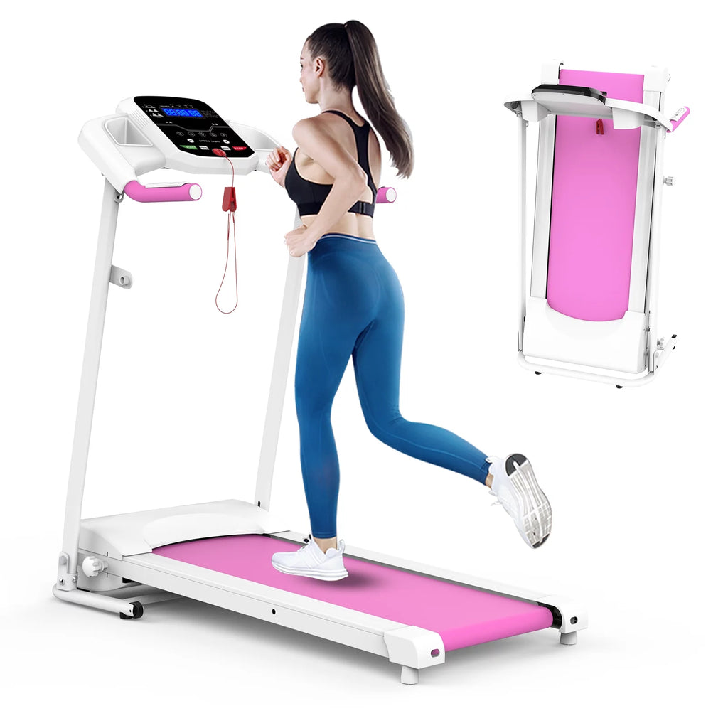 Portable Folding Treadmill Incline Electric Walking Running Machine H382706