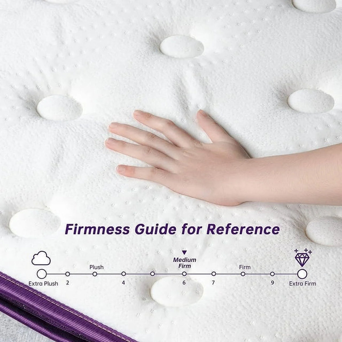 Full Size 10 inch Pillow Top Memory Foam Mattress D305192
