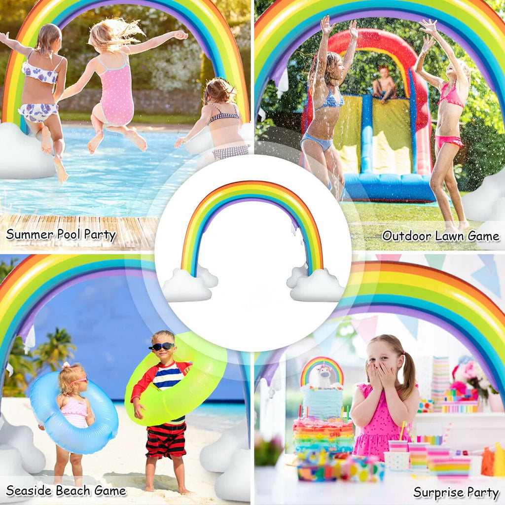 Inflatable Rainbow Sprinkler Water Toy S917