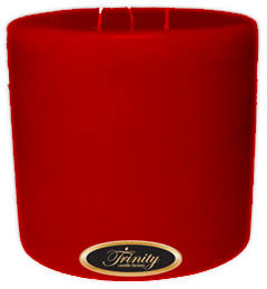 Black Cherry Pillar Candle 6x6 W870972