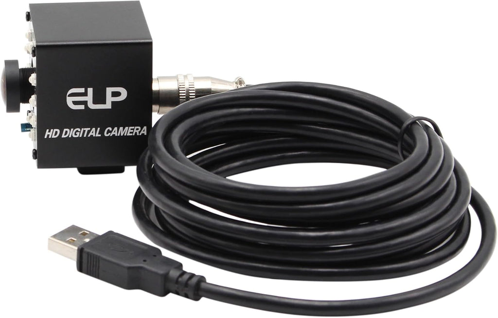 1080P Wide Angle Fisheye IR LED USB Webcam Camera T413
